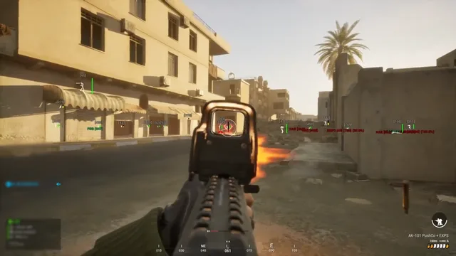 Fire team breaching with grenade prep
