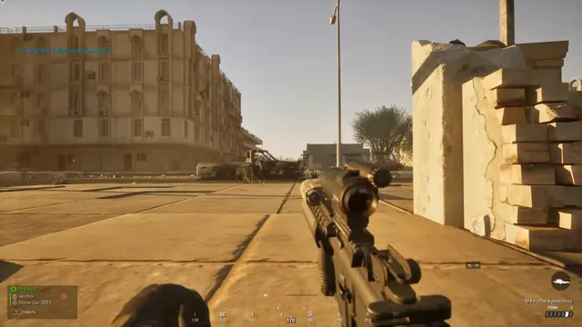 Diagram of ESP boxes on infantry at varied distances