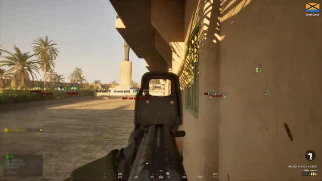 Urban street fight on Al Basrah near cap zone