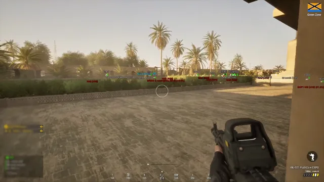 Helicopter approach over open terrain